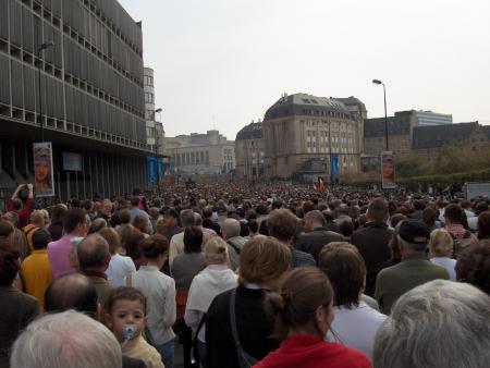 Marche silencieuse à Bruxelles